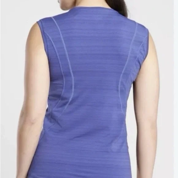 ATHLETA Pacifica Illume UPF Fitted Tank top workout shirt sleeveless pockets - Picture 9 of 9
